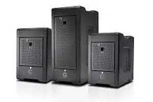 3 Graid shuttle drives displaying