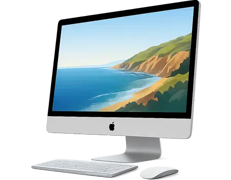 Hard Drive Data Recovery Services 6 Apple iMac desktop computer with keyboard and mouse