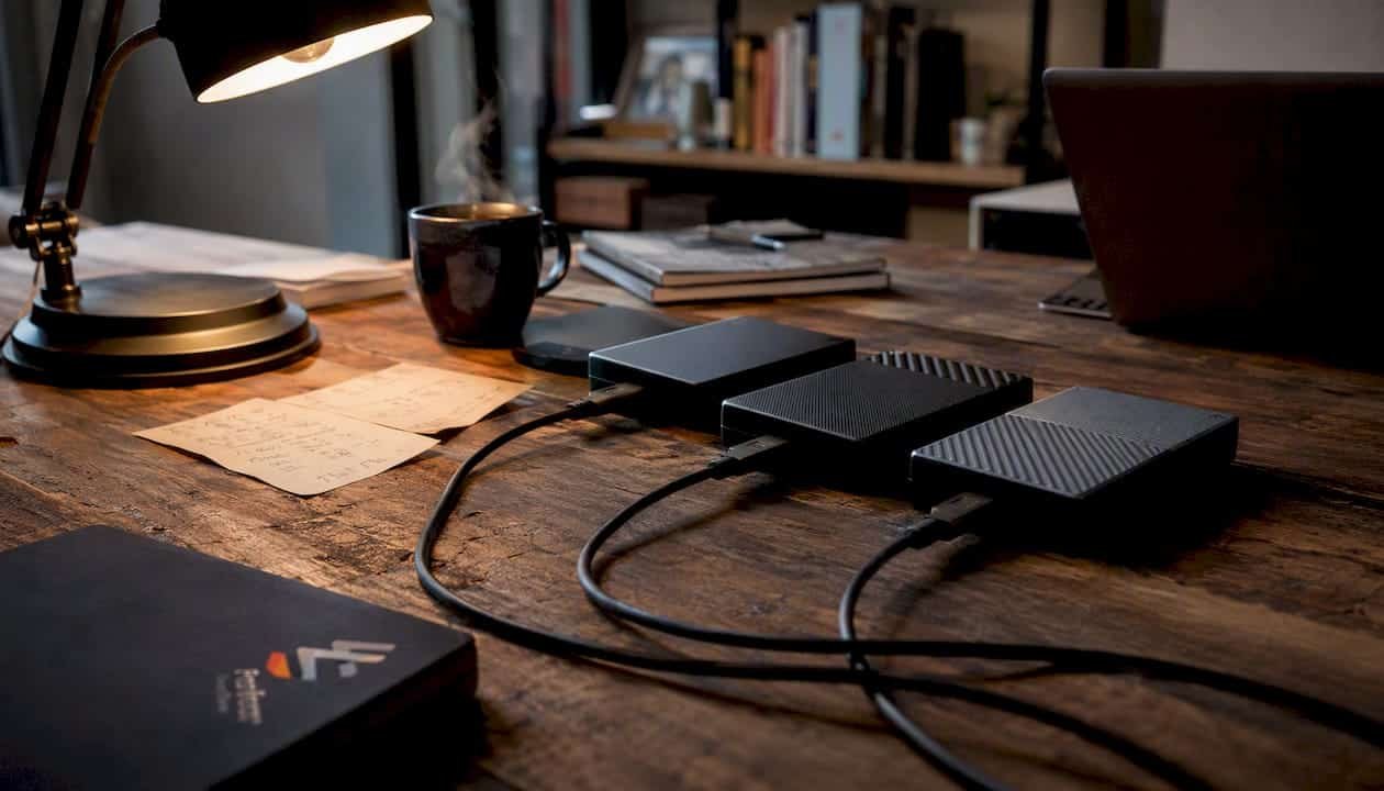 1785778297091_External-hard-drives-connected-for-data-recovery External hard drives connected for data recovery
