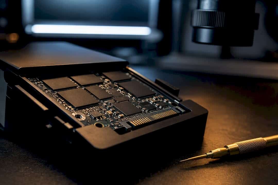 1788287647587_Partially-opened-SSD-under-recovery-inspection Partially opened SSD under recovery inspection