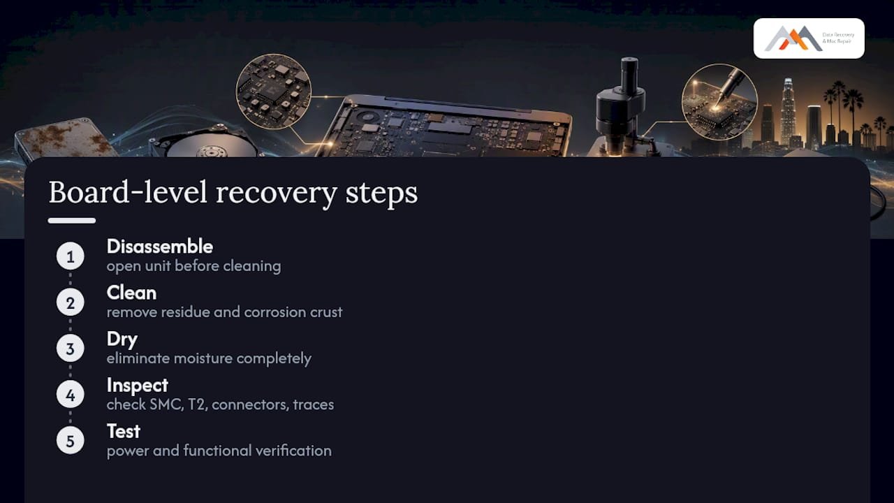 What Causes Corrosion Inside a MacBook? — overview diagram