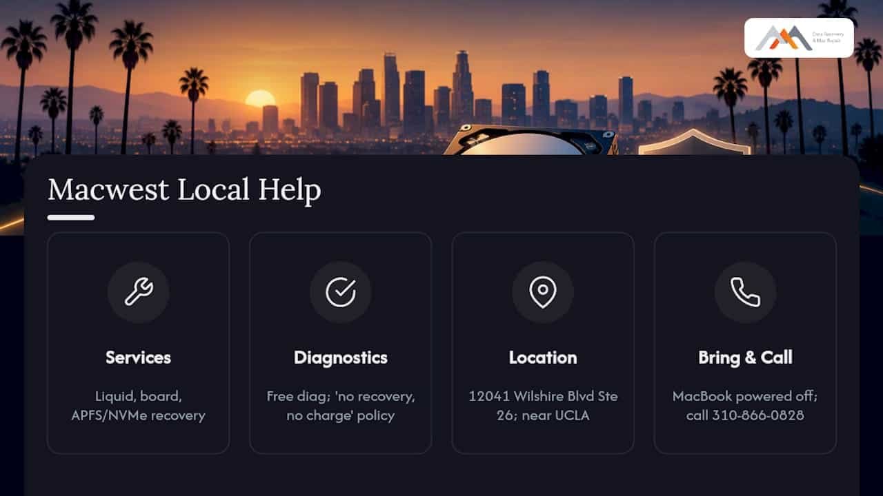Get Local Help From Macwest Data Recovery — overview diagram