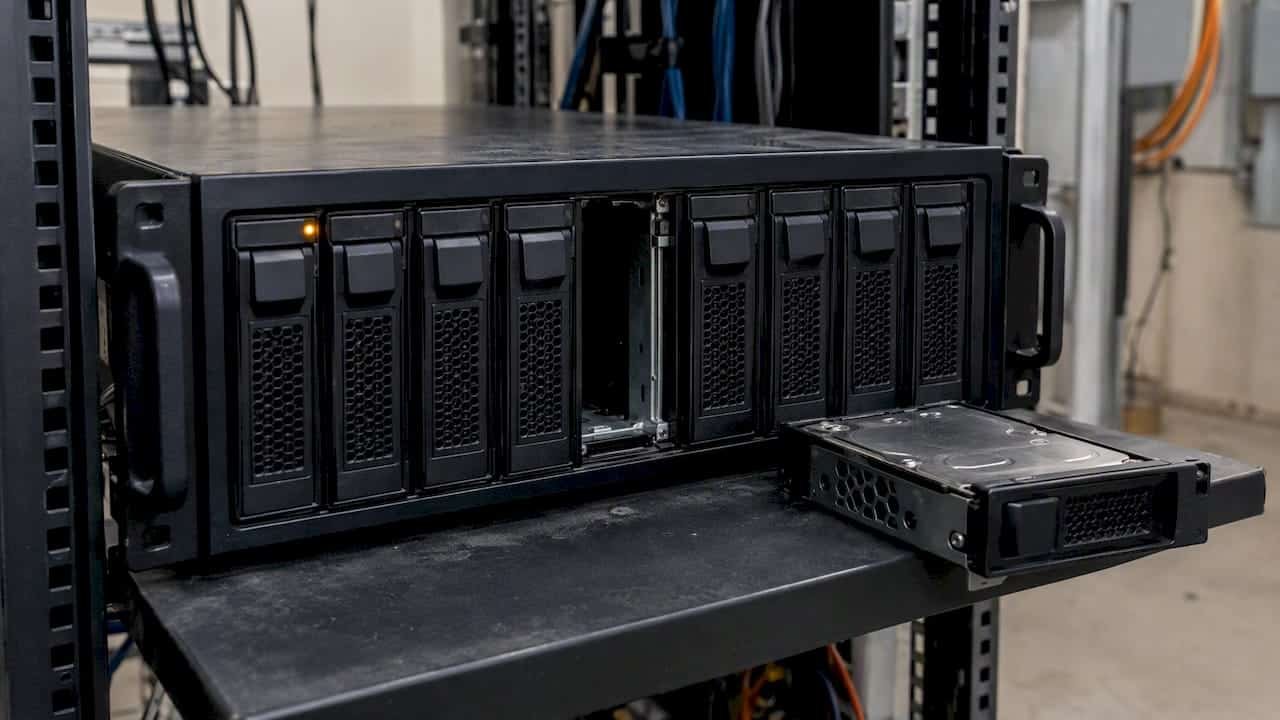 1791860659445_RAID-enclosure-with-one-drive-bay-empty RAID enclosure with one drive bay empty
